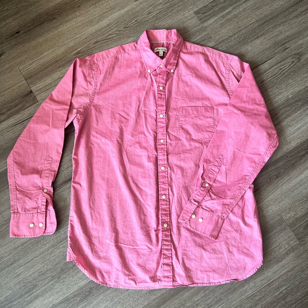 Peter Millar L button down shirt